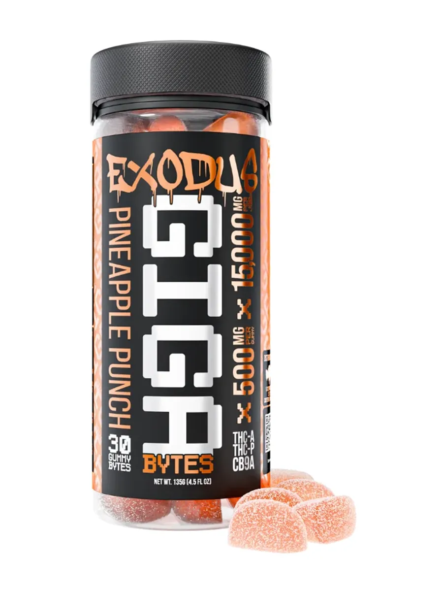 Pineapple Punch Exodus Gigabytes Gummies 15000MG