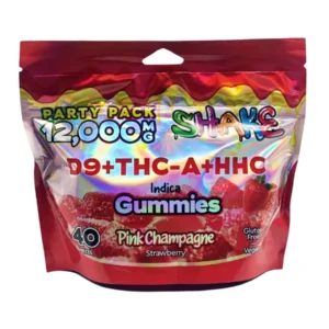 Pink Champagne Shake Party Pack Gummies 12000MG
