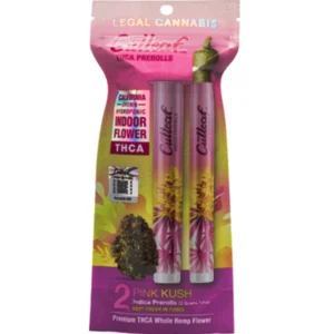 Pink Kush Cutleaf THC-A Pre Rolls 2G