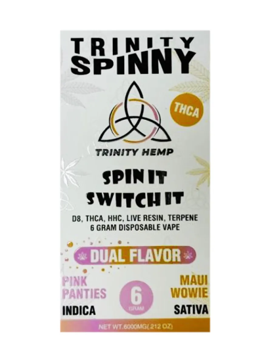 Pink Panties | Maui Wowie Trinity Spinny Dual Flavor THCA Vape 6G - Image 2