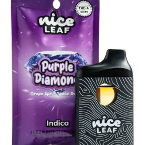 Purple Diamond Nice Leaf THC-A Disposable 3G