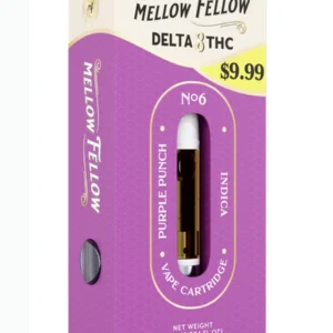 Purple Punch Mellow Fellow Classic Delta 8 Vape Cartridge 1ml