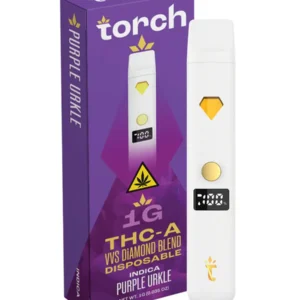 Purple Urkle Torch THC-A VVS Diamond Blend Disposable 1G