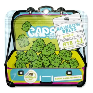 Rainbow Belts Caps By Good Morels Indoor Grown HTE THCA Flower 4.2G