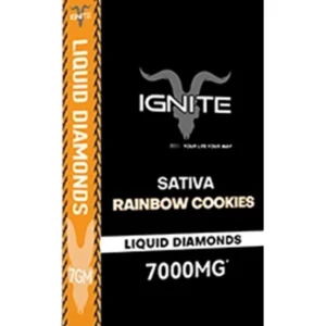Rainbow Cookies Ignite Liquid Diamonds Disposable 7000mg