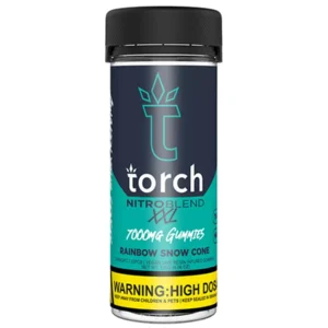 Rainbow Snow Cone Torch Nitro Blend XXL Gummies 7000mg