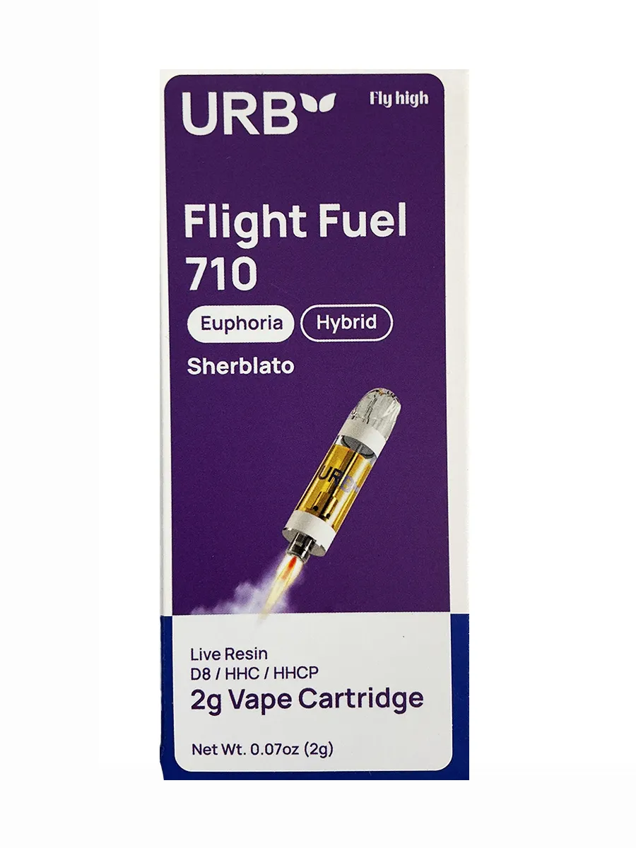 Sherblato URB Flight Fuel 710 Euphoria Cartridge 2G
