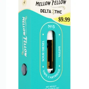Sour Diesel Mellow Fellow Classic Delta 8 Vape Cartridge 1ml