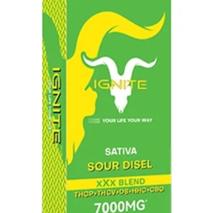 Sour Disel Ignite XXX Blend Disposable 7000mg
