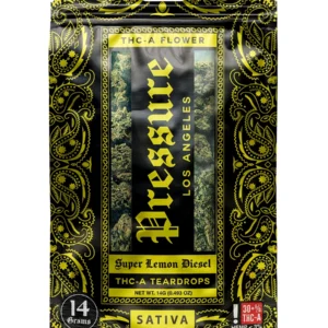 Sour Lemon Diesel Pressure THC-A Teardrops 14G