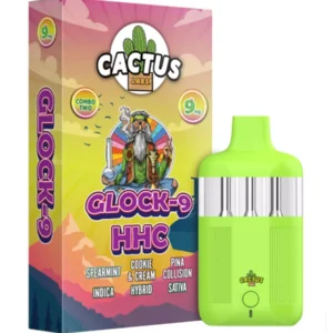 Spearmint | Cookie & Cream | Pina Collison Cactus Labs Glock 9 HHC Vape 9MG