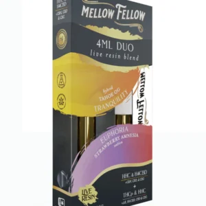 Srawberry Amnesia | Tahoe OG Mellow Fellow Live Resin Duo Blend Cartridge 4ml