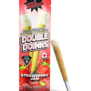 Strawberry Jam Delta Munchies THCA Double Doinks Pre-Rolls 3G