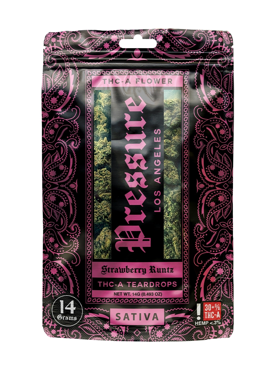 Strawberry Runtz Pressure THC-A Teardrops 14G