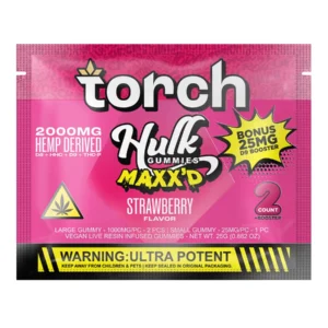 Strawberry Torch Hulk MAXX’D Gummies 2000mg