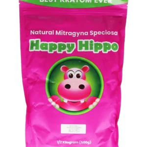 Happy Hippo I Super Green Borneo Kratom Powder 500g