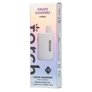 Grape Gushers Hybrid Torch D6+THC-A Liquid Diamonds Vape 3.5G