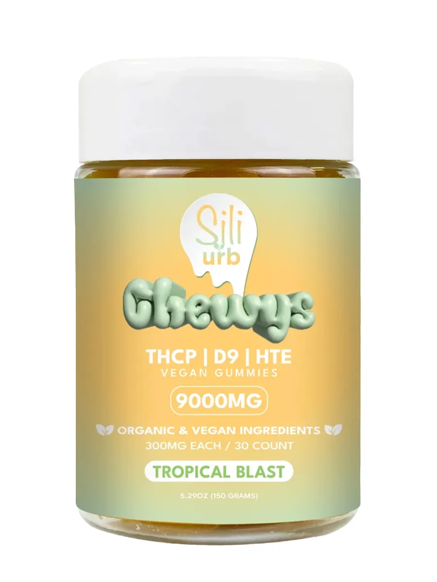 Tropical Blast Sili x URB THCP | D9 | HTE Vegan Gummies 9000mg 30ct