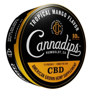 Tropical Mango Cannadips CBD Pouches 15ct 150MG