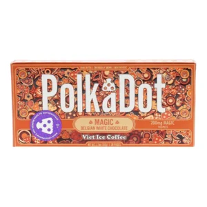 Viet Ice Coffee PolkaDot Magic Mushroom Belgian White Chocolate 200mg Magic Per Piece