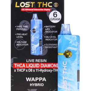Wappa Lost THC THC-A Diamond Disposable 6G