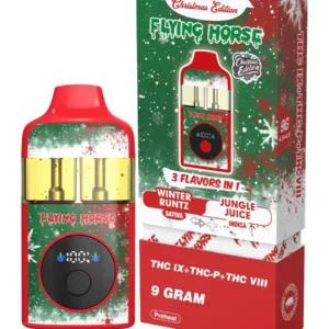 Winter Runtz+Jungle Juice Flying Horse THC IX+THC-P+THC VIII 3 Flavors in 1 Christmas Edition 9G