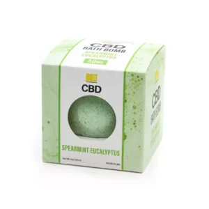 Spearmint Eucalyptus Bolt CBD Bath Bomb 50mg