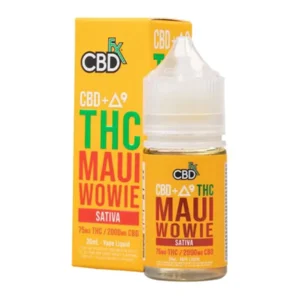 Maui Wowie Sativa CBDfx CBD + Delta 9 THC Vape Juice