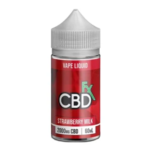 CBDfx Vape 2000mg Liquid Strawberry Milk 60ml