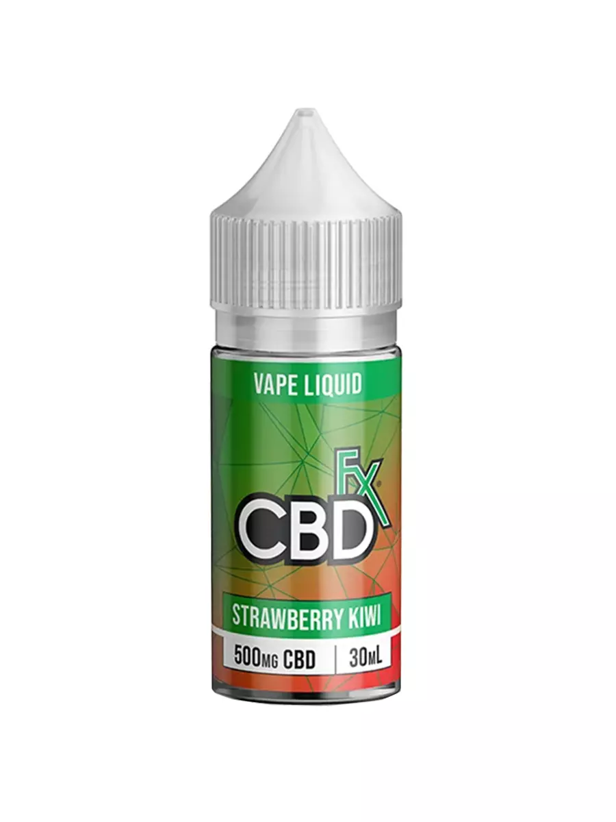 CBDfx Vape Liquid 500mg Strawberry Kiwi 30ml