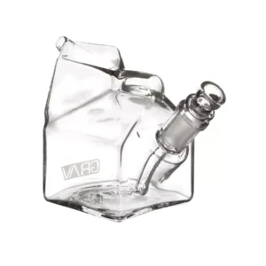 Grav Milk Carton Bubbler Hand Pipe