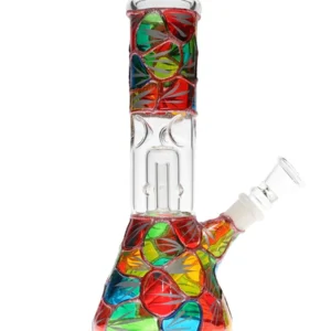 8″ Mosaic Beaker Base Water Pipe