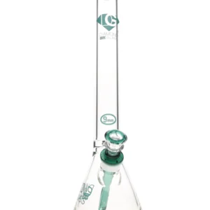 19″99 Ice Pinch Colored Downstem Water Pipe by Diamond Glass