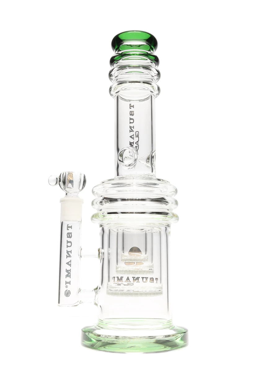 17″ Tsunami Triple Honeycomb Heart Perc Water Pipe - Image 2