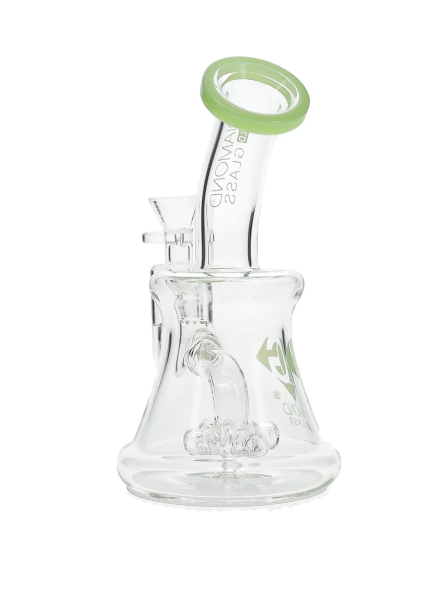 7″ Cross Percolator Dab Rig by Diamond Glass - Image 4
