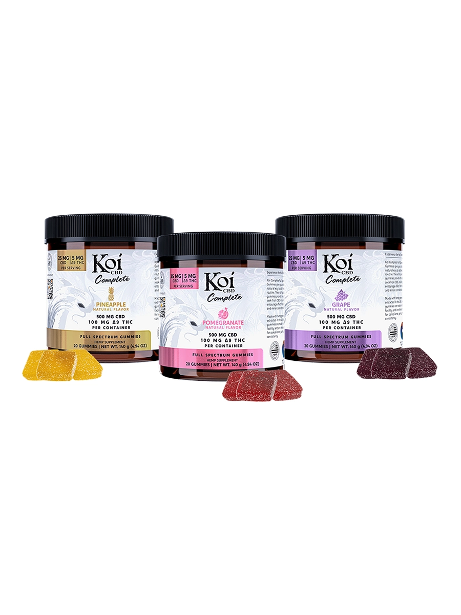 Koi Full Spectrum CBD + D9 Gummies 750mg