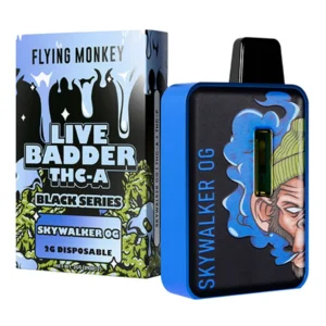 Skywalker OG Flying Monkey Live Badder THCA Black Series Disposable 2G