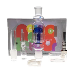 19mm Nectar Collector With Tree Perc + Titanium & Quartz Tip