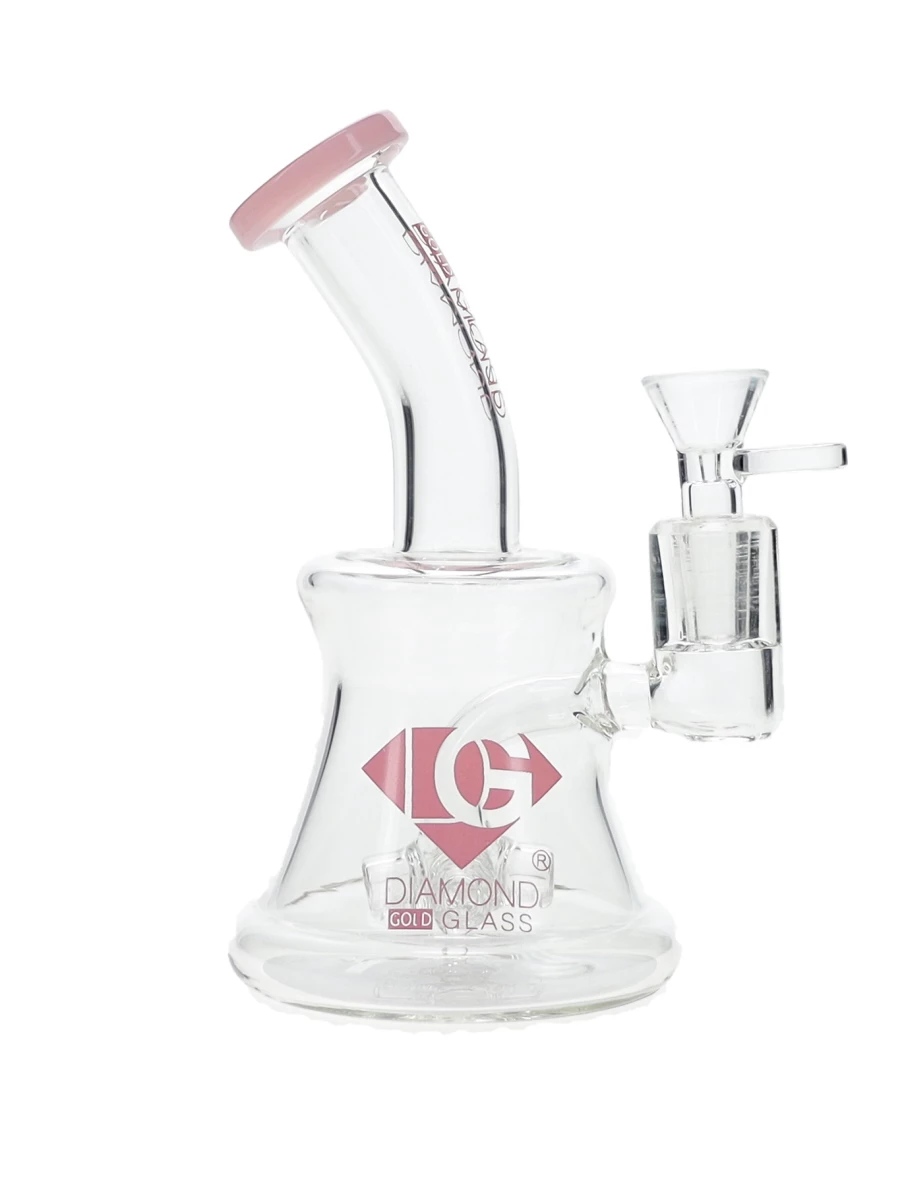 7″ Cross Percolator Dab Rig by Diamond Glass - Image 5