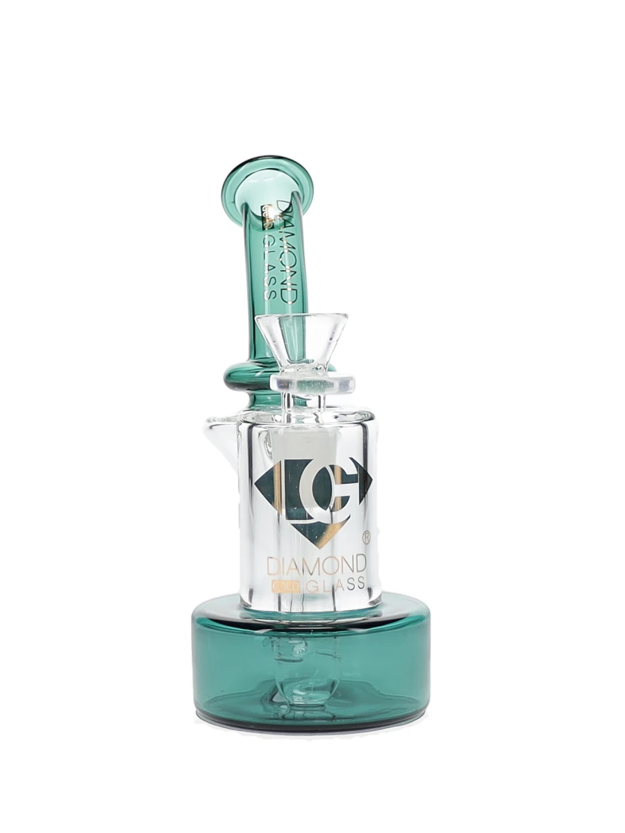 7″ Hovership Recycler Dab Rig by Diamond Glass - Image 5