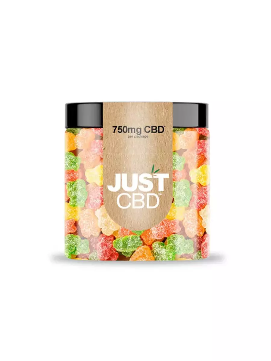 Just CBD Sour Bear Gummies 750mg