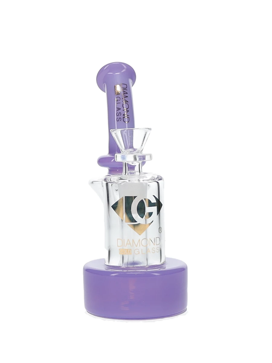 7″ Hovership Recycler Dab Rig by Diamond Glass - Image 6